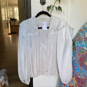 NEW Ulla Johnson Long-sleeve Top